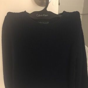 Cynthia Rowley navy blue sweater